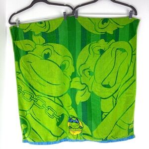 Nickelodeon Green Teenage Mutant Ninja Turtles Leonardo Beach Towel